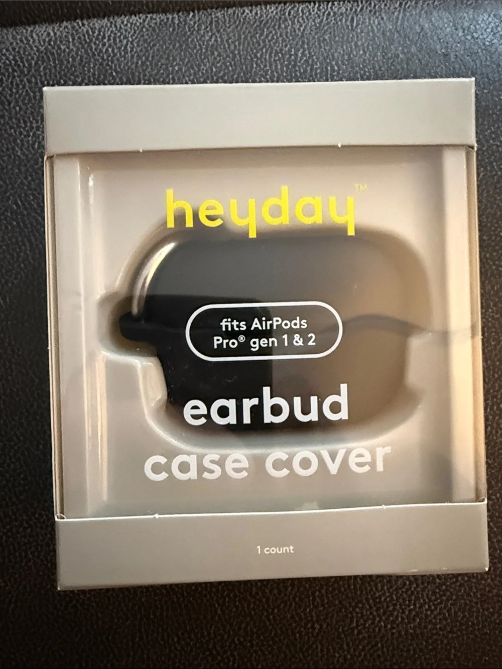 heyday Earbud Case Cover for AirPods Pro Gen 1 & 2 - Black
